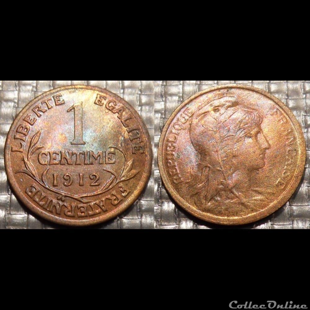 Aa 1 centime Dupuis 1912 monnaie france moderne aa 1 centime dupuis 1912
