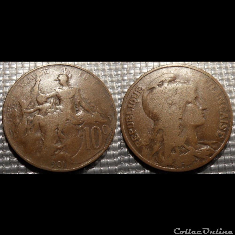 Da 10 centimes Dupuis 1901 monnaies monde france da 10 centimes dupuis 1901