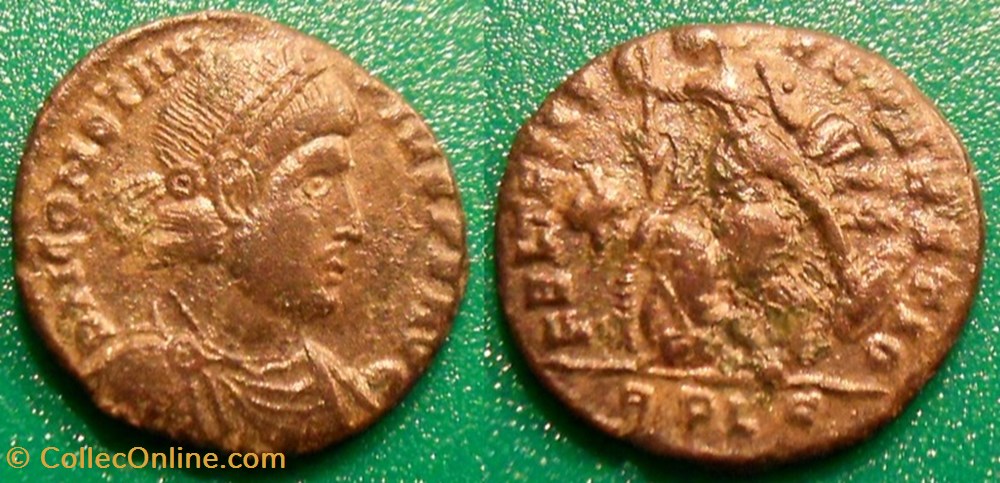 G- Le Bas Empire Constance II Maiorina monnaie antique av jc ap romaine republicaine imperiale g le bas empire constance ii maiorina