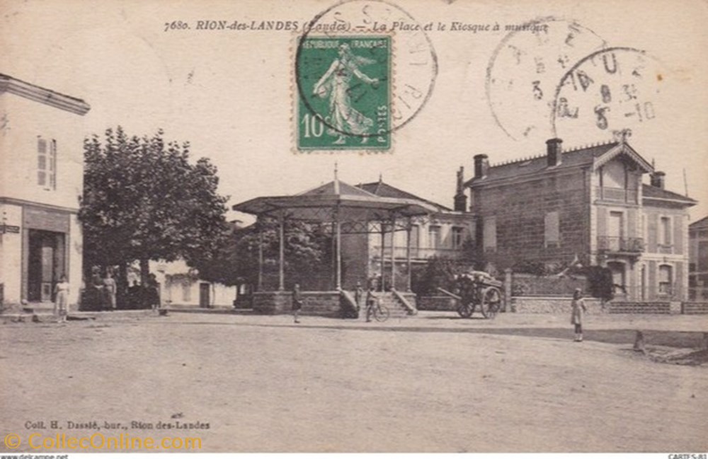 Carte Postale (40) Rion-des-Landes divers carte postale 40 rion des landes