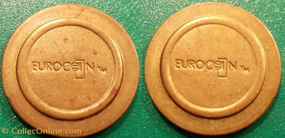 e- J etr Grande Bretagne Eurocoin Tm monnaies paranumismatique jetons poids e j etr grande bretagne eurocoin tm