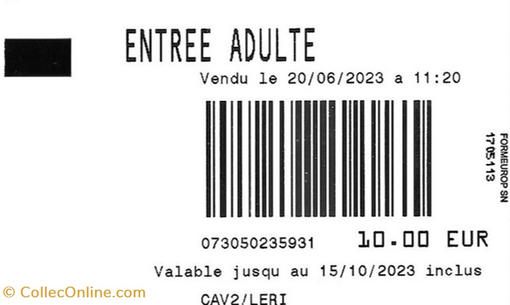 Monaco - Palais Princier documents anciens tickets d entree monaco palais princier
