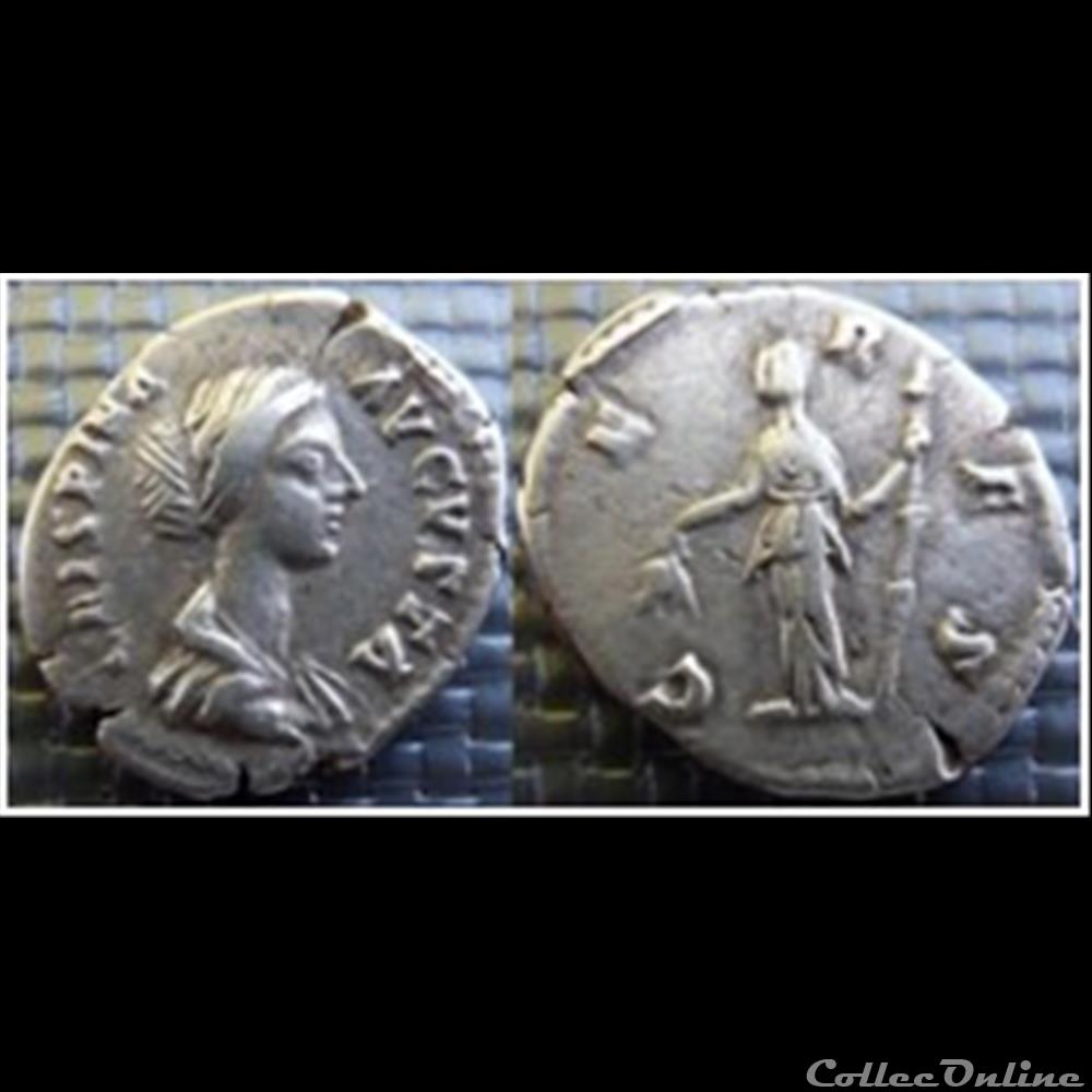 Cb5 Antonins Crispine monnaie antique romaine cb5 antonins crispine