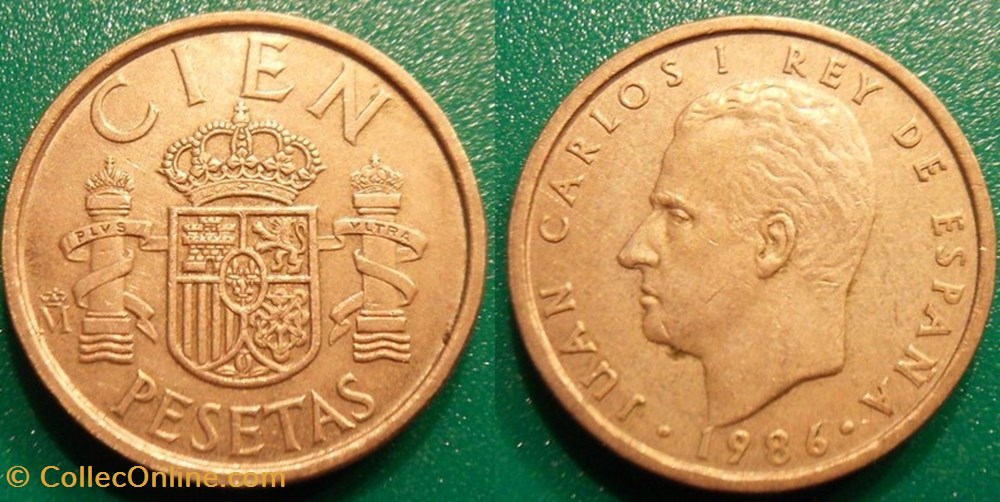 100 Pesetas 1988 Modèle CIEN monnaie monde espagne 100 pesetas 1988 modele cien