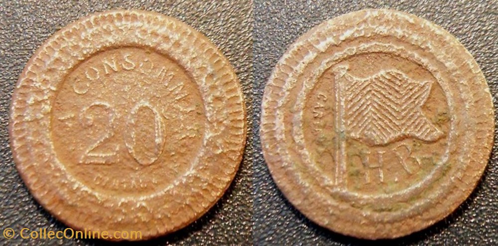 monnaies paranumismatique jetons poids f jeton a consommer 20 c a consommer cdrapeau