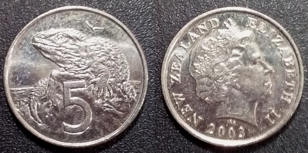 5 Cents 2003 monnaies monde nouvelle zelande 5 cents 2003
