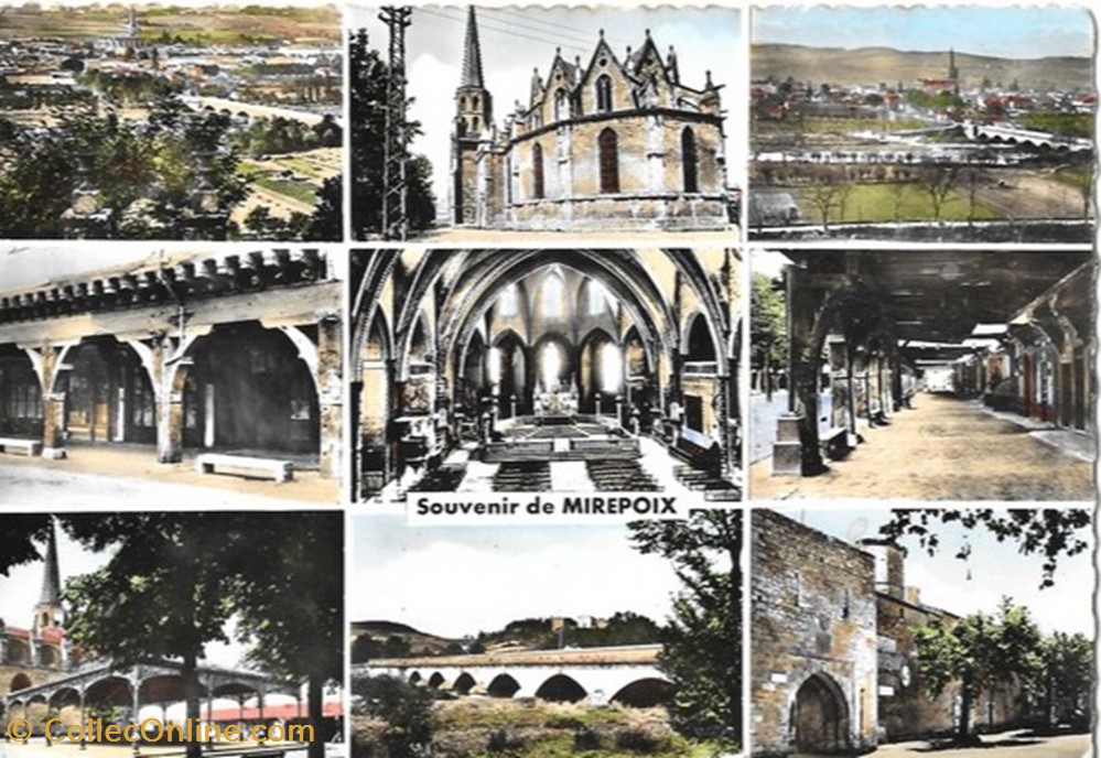 cartes postales europe france ariege mirepoix