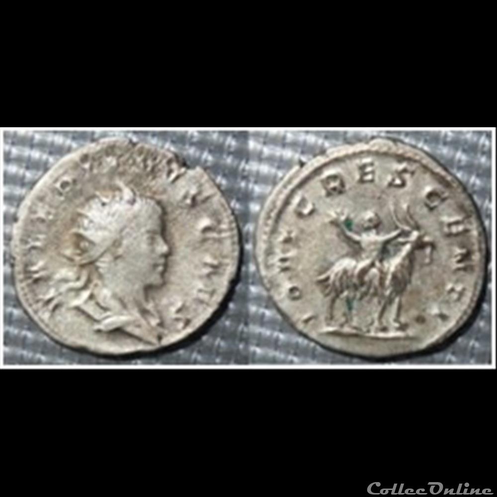 Ec4 Anarchie Militaire Valérien II monnaie antique romaine ec4 anarchie militaire valerien ii