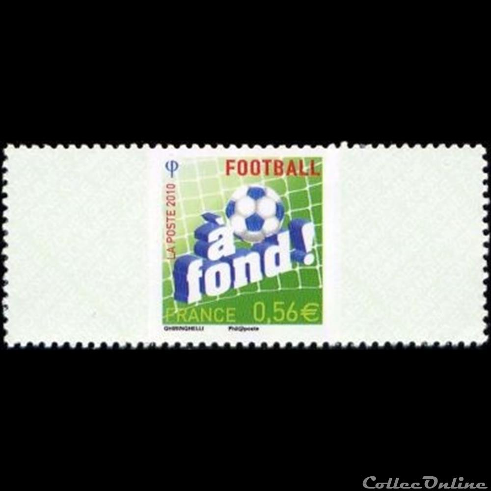 2010 Football à fond, tu y crois timbre france assignat 2010 football a fond tu y crois