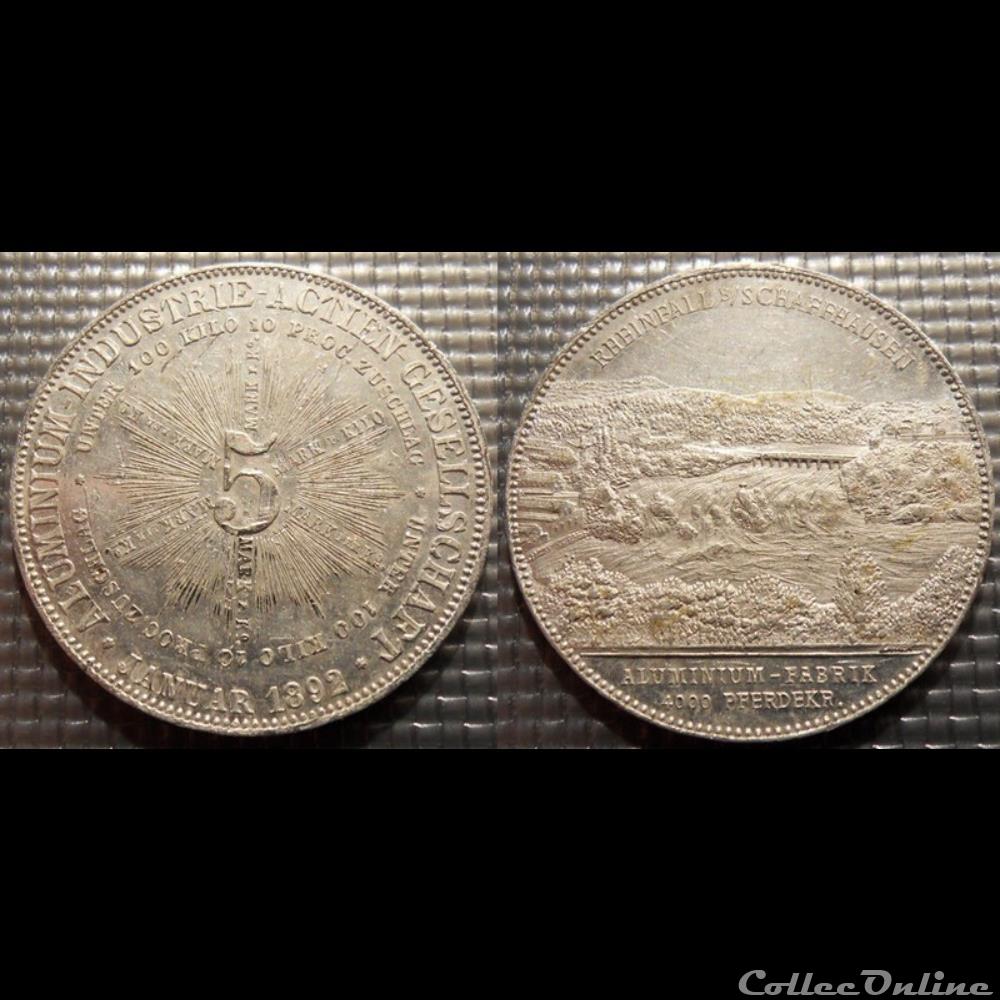 q- MN etr Germany Schaffhausen monnaie jeton mereaux q mn etr germany schaffhausen