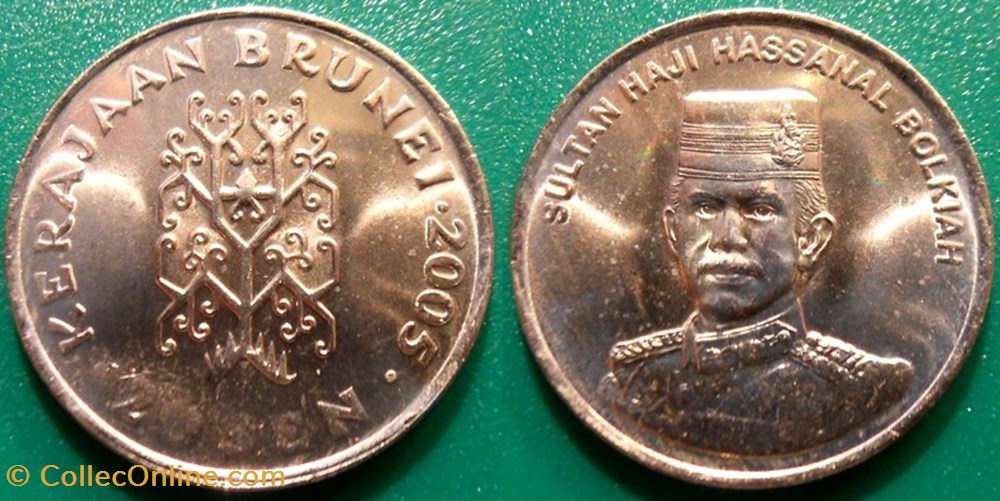 20 Sen 2005 monnaie monde brunei 20 sen 2005