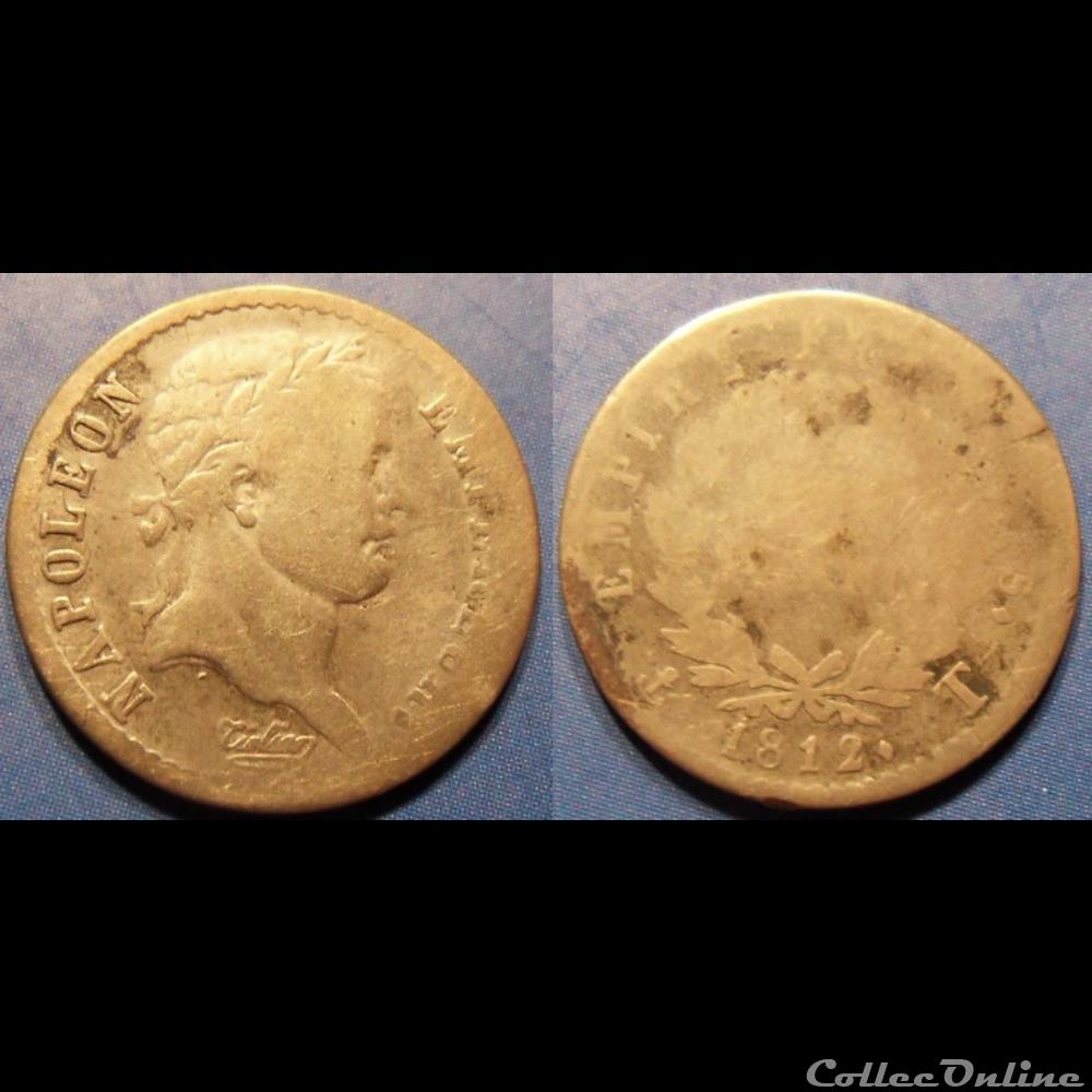 D-Napoléon I demi Franc Premier Empire revers Empire monnaie france moderne d napoleon i demi franc premier empire revers empire