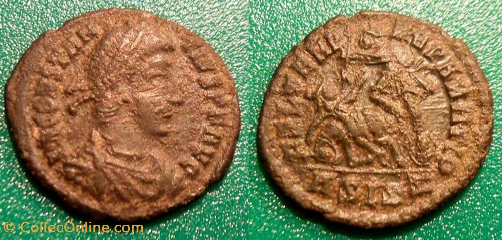 monnaies antiquite av jc ap romaines republicaines imperiales g le bas empire constance ii maiorina