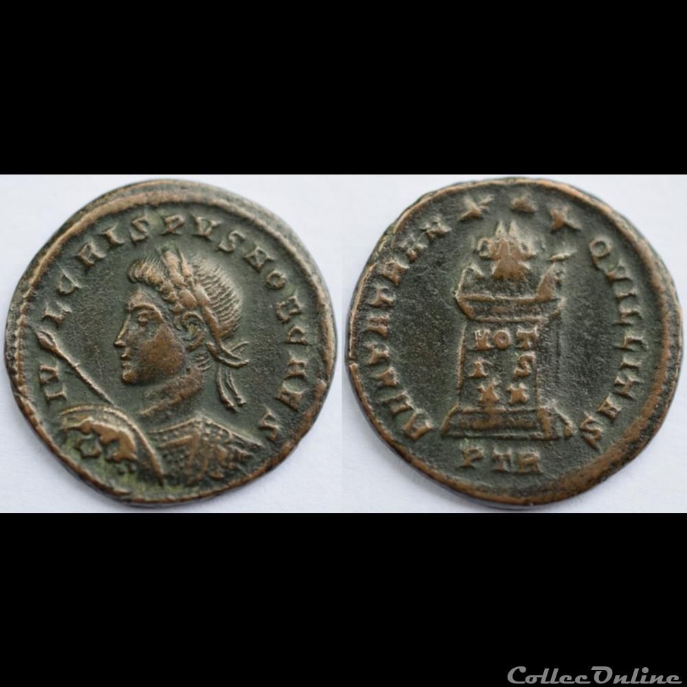 monnaies antiques a romaines imperiales et republicaines q3 crispus 321