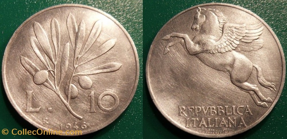 10 Lires 1946 monnaie monde italie 10 lires 1946