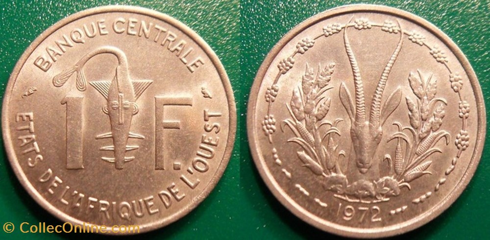 monnaie 1 franc 1972