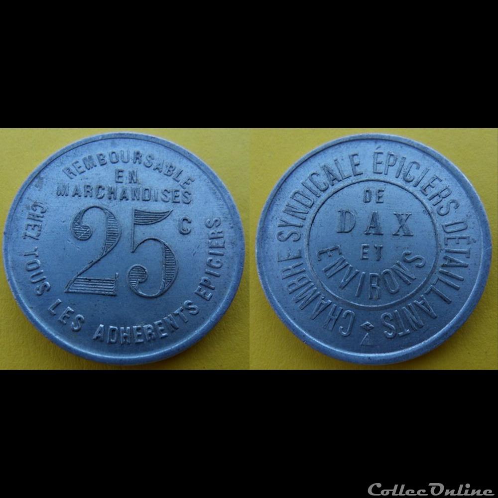 monnaie france necessite b3 25c chambre syndicale dax