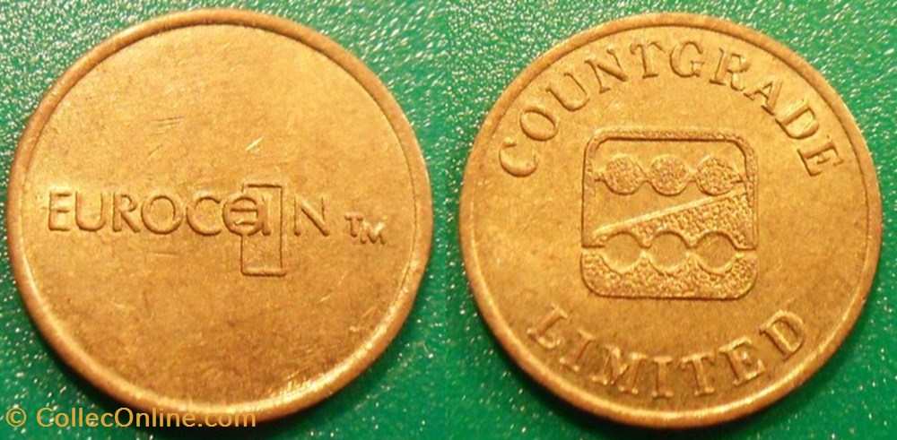 e- J etr Grande Bretagne Eurocoin Tm monnaies paranumismatique jetons poids e j etr grande bretagne eurocoin tm