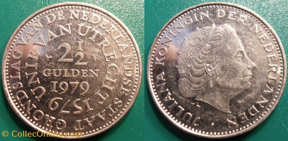 2 1/2 Gulden 1979 monnaie monde pay ba 2 1 2 gulden 1979