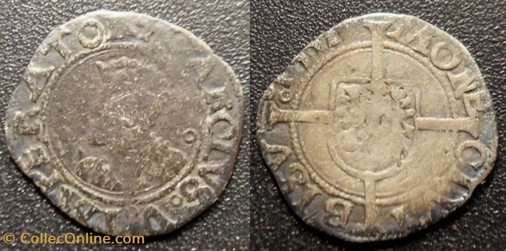 monnaies europe medievale france feodales franche comte ville de besancon 1 2 carolus 1538 1610 1557