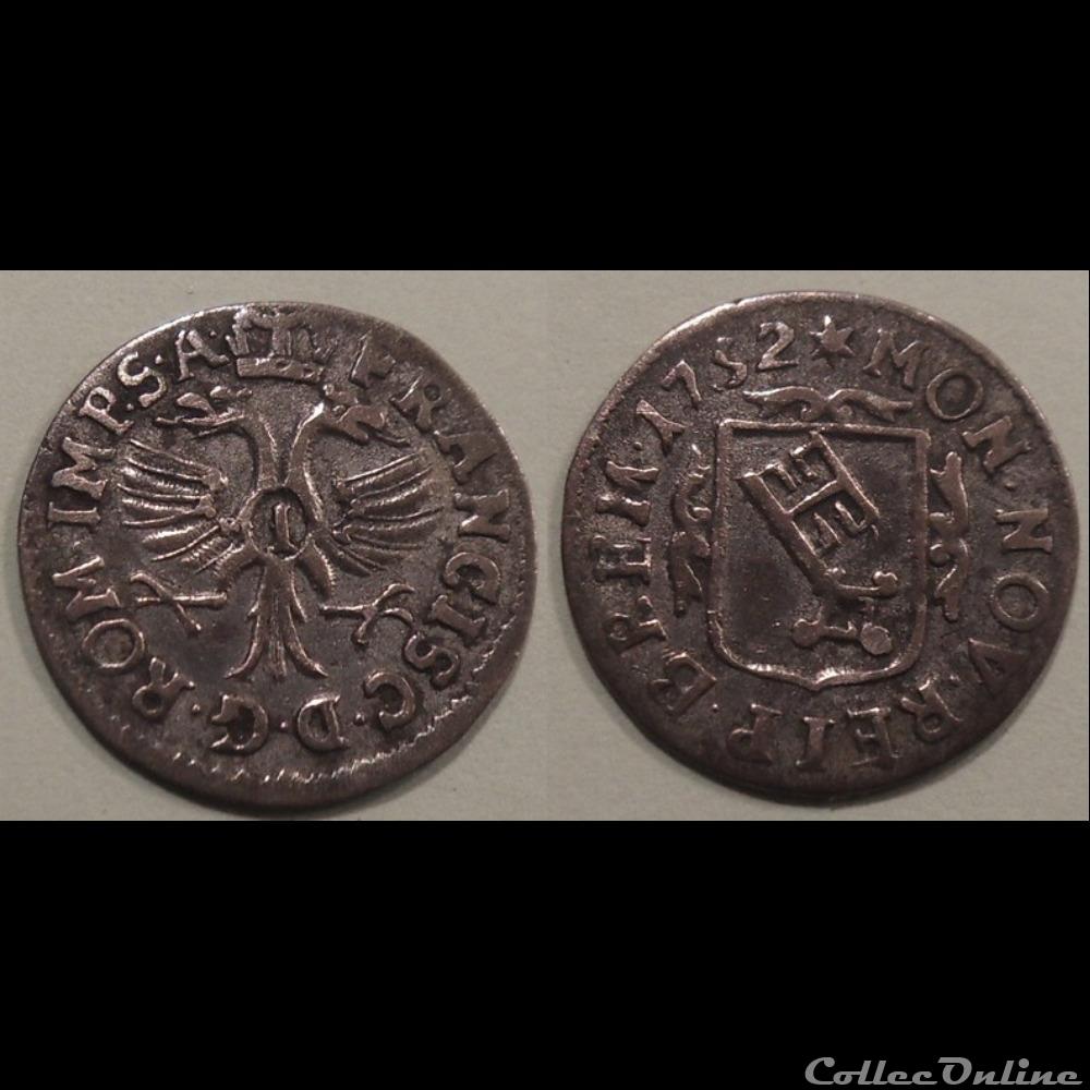 Germany Breme 1 Groten 1752 monnaie france moderne germany breme 1 groten 1752