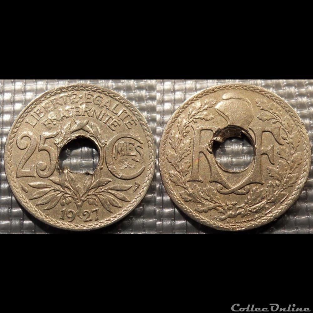Fd 25 centimes EM Lindauer 1927 24mm 5g monnaie france moderne fd 25 centimes em lindauer 1927 24mm 5g