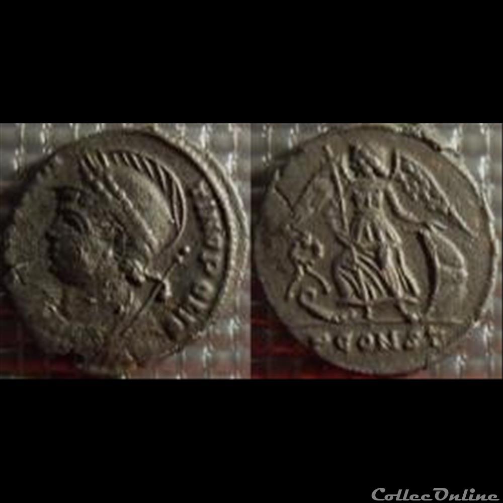 monnaie antique av jc ap romaine constantinopolis victoire pour arles