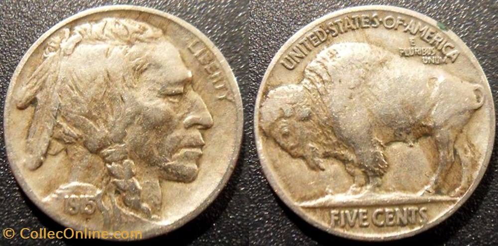 USA 5 Cents 1915 monnaies monde etats unis usa 5 cents 1915