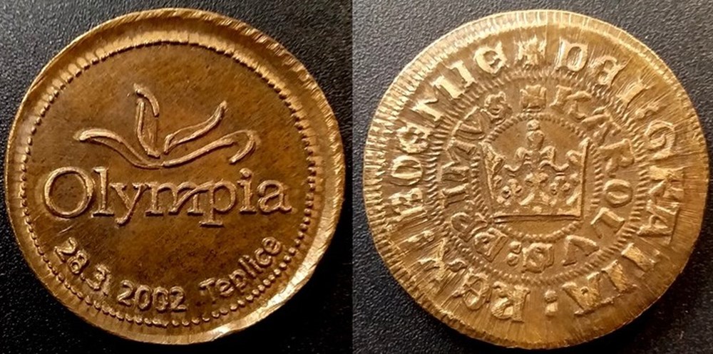 monnaies paranumismatique jetons poids e j etr republique tcheque
