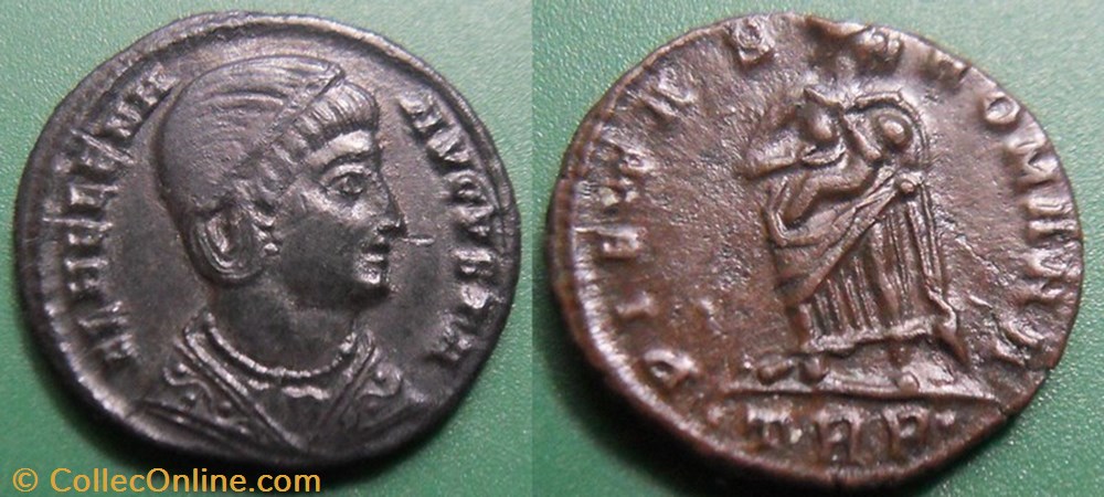 G- Le Bas Empire Helène Centénionalis monnaie antique av jc ap romaine republicaine imperiale g le bas empire helene centenionalis