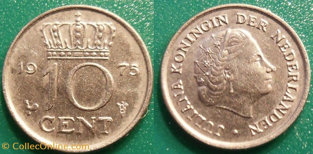 10 Cent 1975 monnaie monde pay ba 10 cent 1975