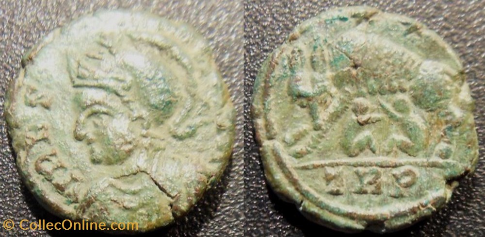 monnaies antiques romaines imperiales et republicaines pb21 vrbs roma treves imitation