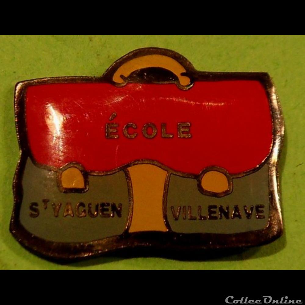 Pin's (40) Saint Yaguen- Villenave autre france assignat pis 40 saint yaguen villenave