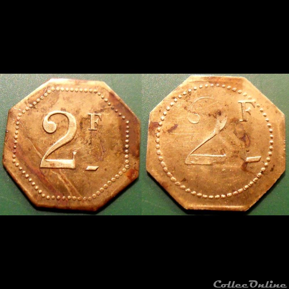 i- Jeton anonyme 2F monnaie mereaux i jeton anonyme 2f