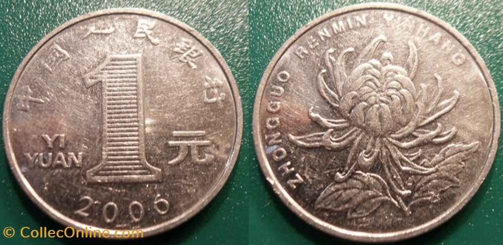 1 Yuan 2006 monnaie monde chine 1 yuan 2006
