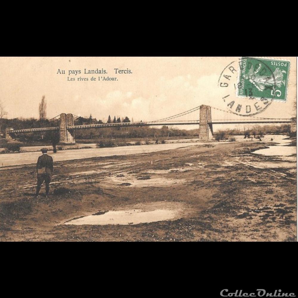 autre carte postale 40 tercis
