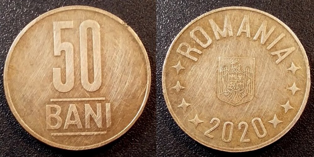 50 Bani 2020 monnaies monde roumanie 50 bani 2020