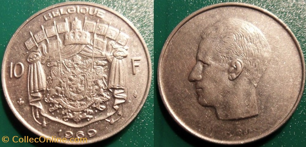 10 Francs 1969 Belgique monnaie monde 10 francs 1969 belgique
