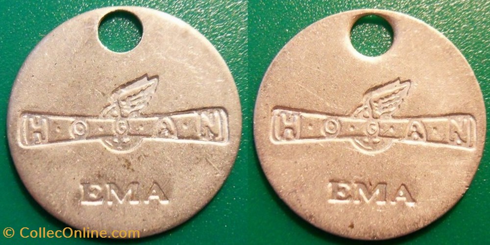 e- J etr Italie HOGAN monnaies jetons mereaux e j etr italie hogan