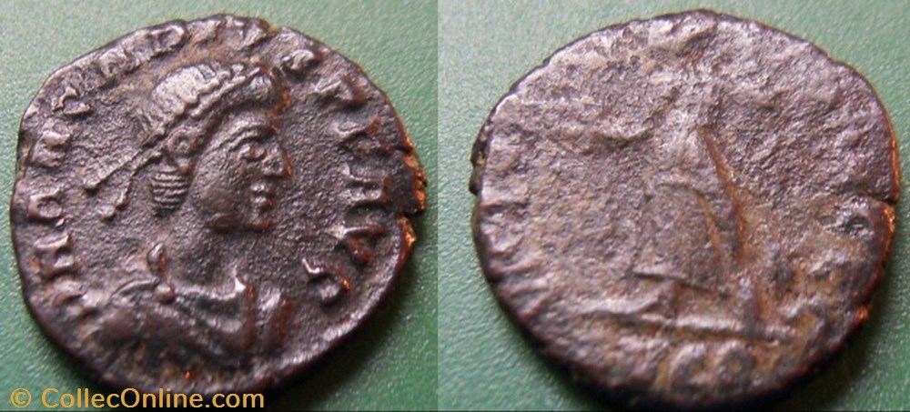 G- Le Bas Empire Arcadius Nummus monnaie antique av jc ap romaine republicaine imperiale g le bas empire arcadius nummus