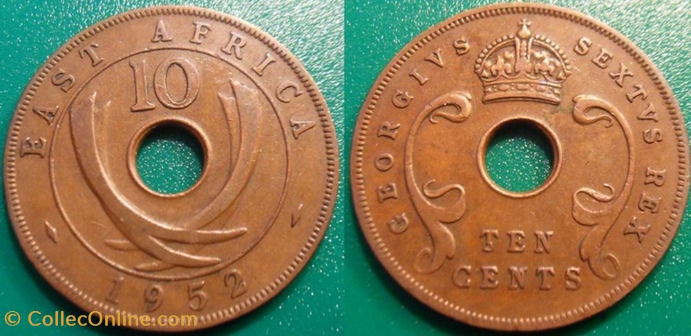 10 Cents 1952 monnaie monde 10 cents 1952