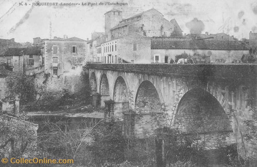 Carte Postale (40) Roquefort divers carte postale 40 roquefort