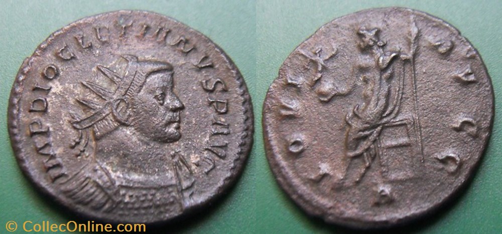 G- Le Bas Empire Dioclétien Aurélianus monnaie antique av jc ap romaine republicaine imperiale g le bas empire diocletien aurelianus