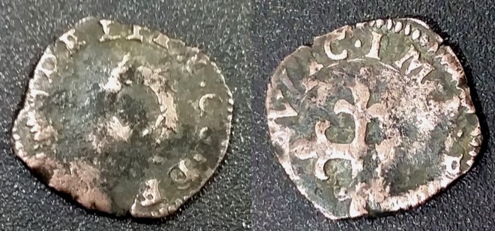 Italie Comté de Desana 1 liard au dauphin monnaies monde italie comte de desana 1 liard au dauphin