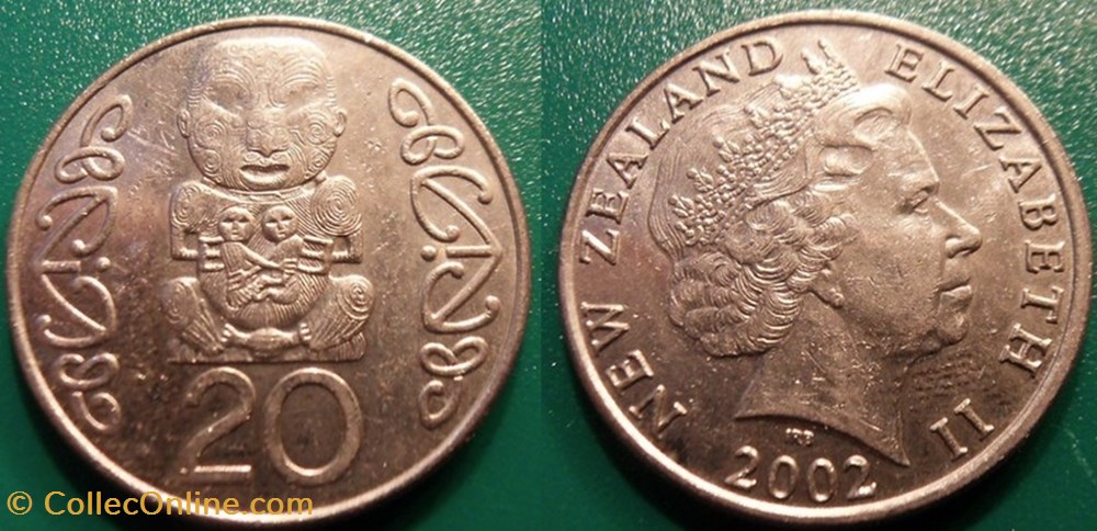 20 Cents 2002 monnaie monde nouvelle zelande 20 cents 2002