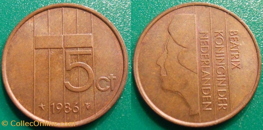 5 Cent 1986 monnaie monde pay ba 5 cent 1986