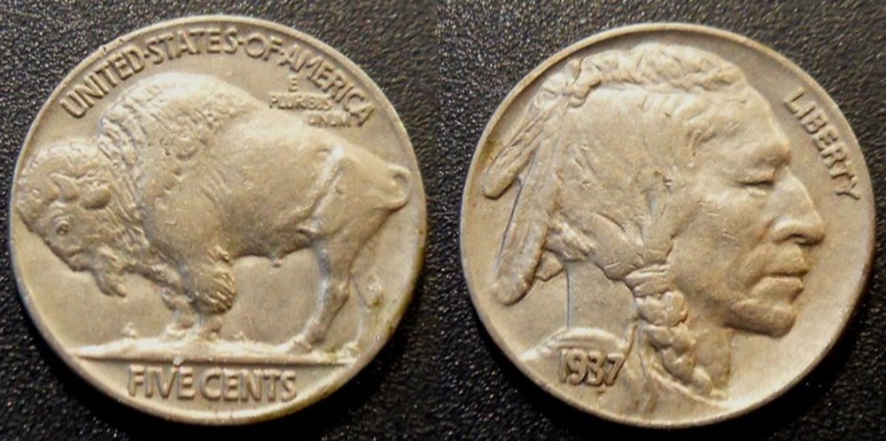 5 Cents 1937 monnaies monde etats unis 5 cents 1937