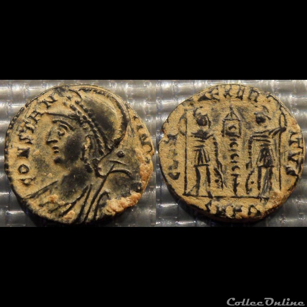 monnaies antiques romaines republicaines imperiales constan tinopoli soldats pour heraclee
