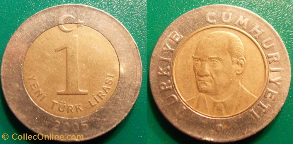 1 Yeni Lira 2005 monnaie monde turquie 1 yeni lira 2005