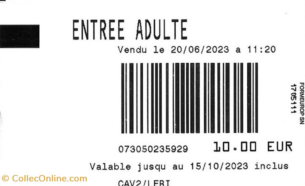 Monaco - Palais Princier documents anciens tickets d entree monaco palais princier